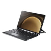 DUX DUCIS [DK] Series Keyboard Case, Designed for Samsung Tab S9 FE Plus 12.4" Detachable Touchpad Bluetooth Keyboard Charging, 80H Working Time, Tablet Leather Cover - Arabic / English Layout - Black product image