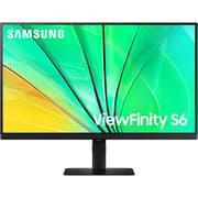 SAMSUNG 27" ViewFinity S6 (S60D) IPS QHD 2K 100Hz HDR10 Height Adjustable Stand w/ HDMI, DisplayPort, USB-A - Black product image