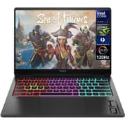HP OMEN 14 Transcend (2024) 14-FB0013 Intel Core Ultra 7 AI Boost NPU 16-Core w/ Nvidia RTX 4060 8GB & 3K OLED 120Hz Display - Shadow Black product image