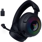 Razer Kraken V4 Wireless & Bluetooth & USB Super Wideband Mic 40mm Drivers 9 Zone RGB Lighting For PC, Mac, PS5, Nintendo Switch, Steam Deck, Smartphone - Black product image