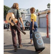 JBL Partybox 310 Portable Party Speaker 240W Output Power 2x 6.5" Woofers & Two 2.5" Tweeters Up to 18 Hours of Play Time USB Playback & Device Charging, Wheels & Telescoping Handle, IPX4 Splashproof - Black product image