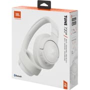 JBL Tune 720BT Wireless Over-Ear with JBL Pure Bass Sound Bluetooth 5.3 Up to 76H Battery Life & Speed Charge, Lightweight, Comfortable & Foldable Design - White product image