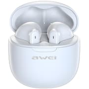 Awei T68 ENC Bluetooth Earphone IPX6 Waterproof Wireless bluetooth Headset HiFi Bass Sport bluetooth Earbuds Gamer TWS Headphones - White product image