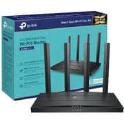 TP-Link Archer AX12 Wi-Fi 6 Router AX1500 Router, Dual-Band 5GHz & 2.4GHz Network, Up to 1000 Mbps Internet Access, WPA3 Security, 1201 Mbps (5GHz) + 300 Mbps (2.4GHz) - Black product image