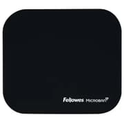 Fellowes Microban Mouse Mat in Black with Antibacterial Protection Layer - Black product image