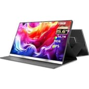 V2COM P4 15.6" IPS Full HD Extender Dual Screen Portable Monitor w/ HDMI & USB C Port Anti-Glare Built In Speakers & Protective Case product image