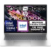 HP ProBook 460 G11 (2024) Intel Core Ultra 7 155U 12-Core For Everyday Business Performance Protected by HP Wolf Security W/ DDR5 Memory & 16" IPS Display (1TB) - Silver product image