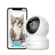 EZVIZ CS-H6C 2MP Full HD Pan & Tilt Home Security Wi-Fi smart Camera | Motion Detection | Auto Tracking | Night Vision | 2-way Audio | Sleep Mode | MicroSD Card Up to 256Gb | Alexa Enabled product image
