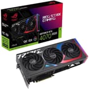 ASUS ROG Strix NVIDIA GeForce RTX 4070 SUPER OC Edition 12GB GDDR 6X Massive Vented Backplate Power Sensing Aura Sync product image