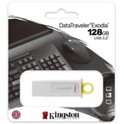 Kingston DataTraveler Exodia 128GB USB 3.2 Flash Drive - White product image