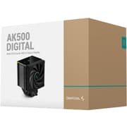 DeepCool AK500 Digital CPU Cooler 240w TDP Giant Heatsink 90mm Thickness 5 Copper Heat Pipes BBH 120mm PWM Fan w/Status Display Screen For AMD & Intel product image