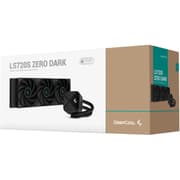 DeepCool LS720S ZERO DARK Liquid Cooler 360mm 3100RPM 300W TDP AIO Cooler Anti-Leak Tech CPU Water Cooler Textured Block For AMD & Intel - Black product image