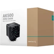 DeepCool AK500 ZERO DARK CPU Air Cooler 240w TDP Giant Heatsink 90mm Thickness with 5 Copper Heat Pipes BBHT Technology 120mm PWM Fan For AMD & Intel product image