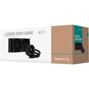 DeepCool LS520S ZERO DARK Liquid Cooler 240mm 3100RPM 280W TDP AIO Cooler Anti-Leak Tech CPU Water Cooler Textured Block For AMD & Intel - Black product image