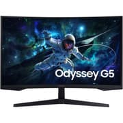 SAMSUNG 32" Odyssey G5 G55C (2023) 2K HDR10 165hz 1ms 1000R Curved AMD FreeSync Eye Care - Black product image