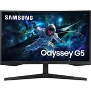 SAMSUNG 27" Odyssey G5 (2023) G55C 2K HDR10 165hz 1ms 1000R Curved AMD FreeSync- Black product image