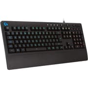 Logitech G213 Wired Dedicated Media Controls 16.8 Million Lighting Colors Backlit Keys Spill-Resistant & Durable Design - Black product image