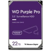 Western Digital 22TB WD Purple Pro Surveillance HDD SATA 6 Gb/s 7200 RPM 512 MB Cache product image