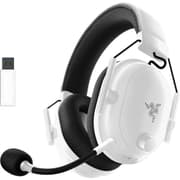 Razer BlackShark V2 Pro (2023) Wireless Detachable Mic Pro-Tuned FPS Profiles 50mm Drivers Noise-Isolating Earcups w/Ultra-Soft Memory Foam 70 Hr Battery Life - White product image