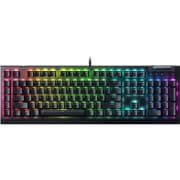 Razer BlackWidow V4 X Mechanical Tactile & Clicky 6 Macro Keys Doubleshot ABS Keycaps Media Controls Sound Dampening & Stabilizers Arabic / English Layout - Green Switch product image