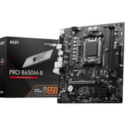 MSI PRO B650M-B AMD AM5 B650 DDR5 Micro-ATX Supports AMD Ryzen 7000 Series Processors PCIe 4.0 x16 1x M.2 Gen4 2.5G LAN product image