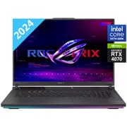 ASUS ROG Strix G18 (2024) G814JIR NEW 14Gen Intel Core i9 14900HX 24-Cores w/ Nvidia RTX 4070 8GB DDR6 & 18" 2.5K IPS 240Hz Display - Gray product image