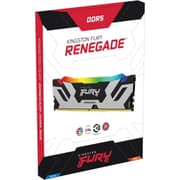 Kingston FURY Renegade RGB 16GB 7200MHz DDR5 Desktop Memory Intel XMP 3.0 Infrared Sync Technology Overclocking Stability product image