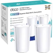 TP-Link Deco X95 AX7800 Tri-Band Mesh WiFi 6 System Coverage up to 6100 Sq.Ft with AI-Driven Smart Antennas, Multi-Gig Ethernet (2-Pack) product image