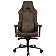 Arozzi Vernazza Supersoft Upholstery Material has a Unique Velvety Texture That is Fluid-Repellant & Breathable Memory Foam Lumbar Support 4D Armrest - Brown product image