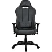 Arozzi Torretta Soft Fabric (2023) Soft Pleasant & Durable Ergonomic Design 3D Armrest 2 Adjustable Height Supportive Pillows & Adjustable Height - Dark Grey product image
