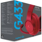 Logitech G433 Wired 7.1 Surround DTS Pro-G Transducers Lightweight USB/3.5 mm For PC/Mac/Nintendo Switch/PS4/Xbox One - Red product image