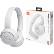 JBL Tune 520BT Bluetooth 5.3 On-Ear Headphones with JBL Pure Bass Sound & Hands-Free Calls 57-Hour Battery Life - White product image