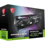 MSI GeForce RTX 4080 SUPER 16G GAMING X SLIM 16GB GDDR6X Gaming Graphics Card product image