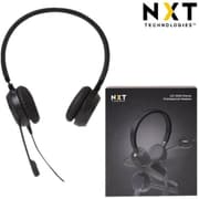 NXT Technologies UC-2000 Wired Headset Over-the-Head w/ Noise-Cancelling Microphone USB In-Line Controls PC/Mac/Laptop - Black product image