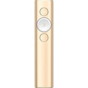 Logitech Spotlight Presentation Remote Advanced Digital Highlighting with Bluetooth Universal Presenter Clicker 30M Range & Quick Charging – Gold product image