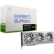 MSI Gaming X Slim GeForce RTX 4070 TI SUPER 16GB GDDR6X PCI Express 4.0 ATX Video Card - White product image
