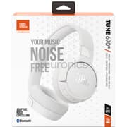 JBL Tune 670NC Adaptive Noise Cancelling with Smart Ambient Wireless Up to 70H Battery Life Speed Charge Lightweight Comfortable & Foldable - White product image