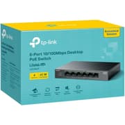 TP-Link LS106LP 6-Port 10/100Mbps Ethernet Switch with 4-Port PoE 41 W PoE Budget PoE Auto Recovery Metal Casing product image