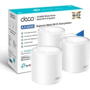 TP-Link Deco X50 AX3000 Whole Home AI-Driven Mesh Wi-Fi 6 System Dual-Band with Gigabit Ports Coverage up to 6,500 ft2 up to 150 devices HomeShield Security (3-Pack) product image