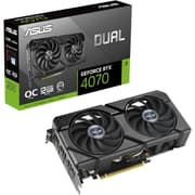 ASUS Dual GeForce RTX 4070 EVO OC Edition 12GB GDDR6X Axial-tech Fan Design 0dB Technology Auto-Extreme Technology product image