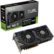 ASUS Dual GeForce RTX™ 4070 TI Super OC Edition 16GB GDDR6X DLSS 3 Axial-Tech Fan Design 0dB Technology Auto-Extreme Technology product image