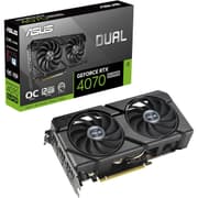 ASUS Dual GeForce RTX 4070 Super EVO OC Edition PCIe 4.0 12GB GDDR6X DLSS 3 Axial-tech Fan Design Auto-Extreme Technology product image