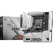 MSI B650M PROJECT ZERO Wi-Fi 6E & BluetoothAM5 AMD B650 Ryzen 7000 DDR5 2x M.2 mATX Back Connect Design product image