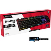 HyperX Alloy Origins Core PBT Mechanical RGB lighting Aluminum Body Onboard Memory Customizable with HyperX NGENUITY Clicky Blue Switch product image