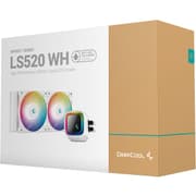 DeepCool LE520 Liquid Cooler 220W TDP AIO 240mm ARGB PWM Fan Copper Heatsink Aluminium Radiator Anti-Leak Tech CPU Water Cooler Intel & AMD - White product image