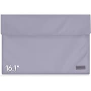ARZOPA 16.1" Portable Monitor PU Leather Storage Bag Waterproof Material Bottom Layer Material Soft Lining, With Strong Magnetic Closure - Grey product image