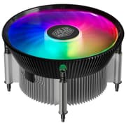 Cooler Master i70C LGA1700 ARGB Intel Low-Profile CPU Air Cooler Anodized Black Aluminum Fins Copper Insert Base 95W TDP 120mm ARGB 3-Pin Fan product image