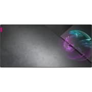 ROCCAT Sense Icon XXL PC Gaming Mousepad Non-Slip Rubber Backed Custom Art Durable Resin-Treated Cloth Surface Low-Profile Stitched Edges, Black product image