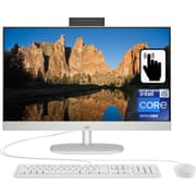 HP All-in-One 24-cr0027ne PC (2023) NEW 13Gen Intel Core i5 10-Cores w/ 24" IPS Full HD 99% sRGB Touch Display - White product image
