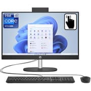 HP All-in-One 24-cr0028ne PC (2023) NEW 13Gen Intel Core i5 10-Cores w/ 24" IPS Full HD 99% sRGB Touch Display - Black product image